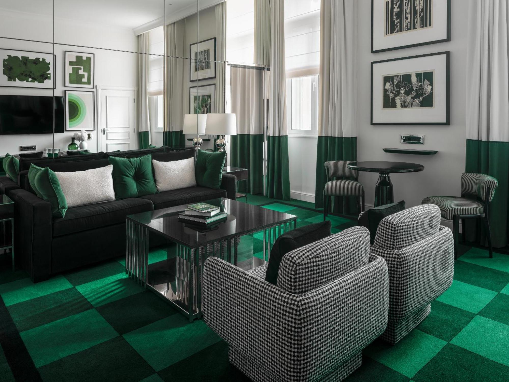 Prestige King Suite Separate Living Room Waterloo Place or Pall Mall View