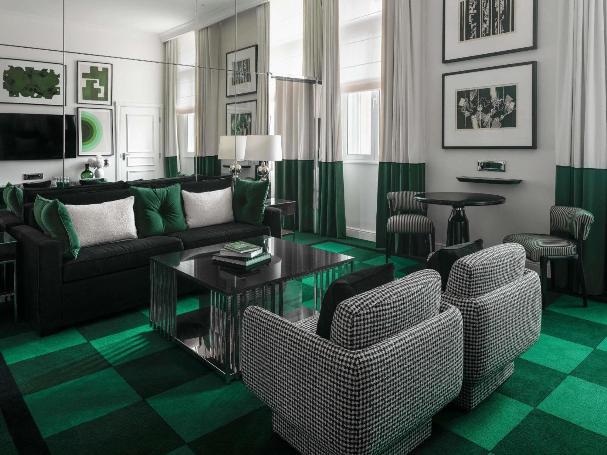 Prestige King Suite Separate Living Room Waterloo Place or Pall Mall View